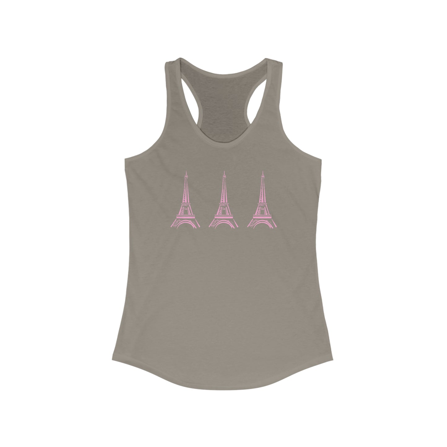 Pink Eiffel Tower - PJs- Sleepwear - Shirt - Women's Ideal Racerback Tank