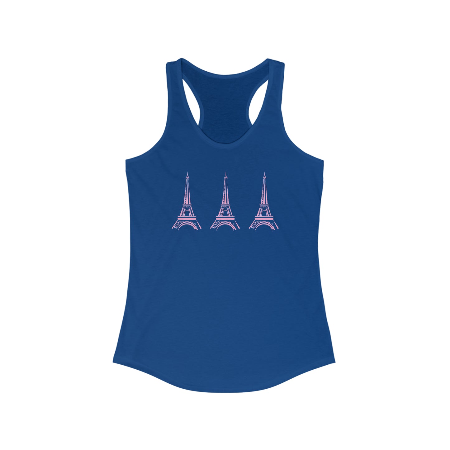 Pink Eiffel Tower - PJs- Sleepwear - Shirt - Women's Ideal Racerback Tank