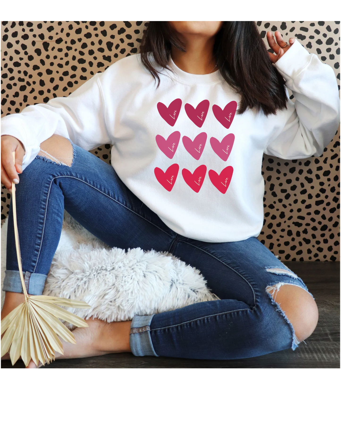 Hearts Sweatshirt - Unisex Heavy Blend™ Crewneck Sweatshirt